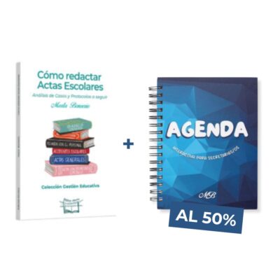 COMBO: Libro Actas + Agenda para Secretarias/os